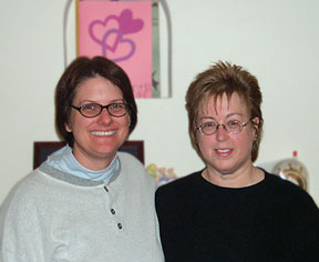 Diane Hidy and Lucy Huntzinger, February 16, 2002