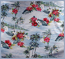 Blue Hawaii fabric